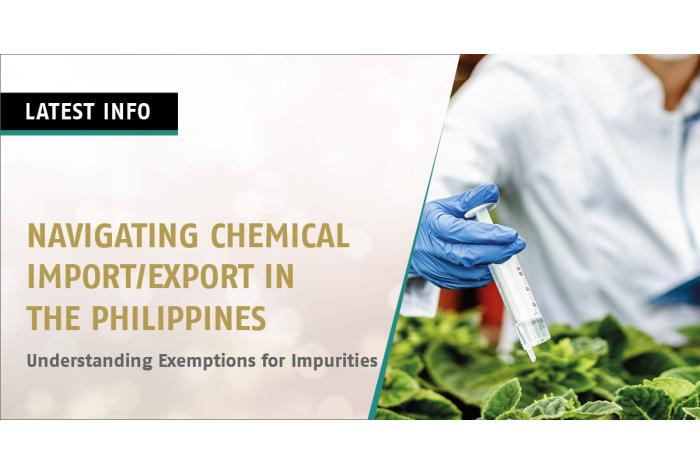 Title: Navigating Chemical Import/Export in the Philippines: Understanding Exemptions for Impurities