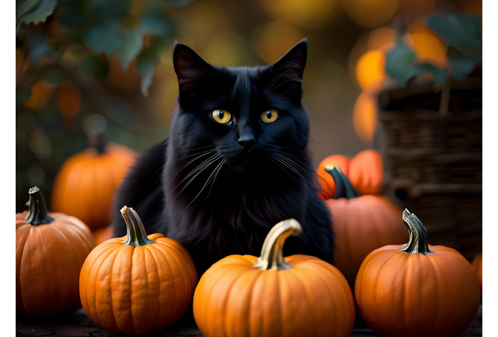 Black cat surrounded by pumpkins animal health veterinary medicine drug consultancy quality safety efficacy clinical regulatory affairs dossier registration application authorisation marketing approval development