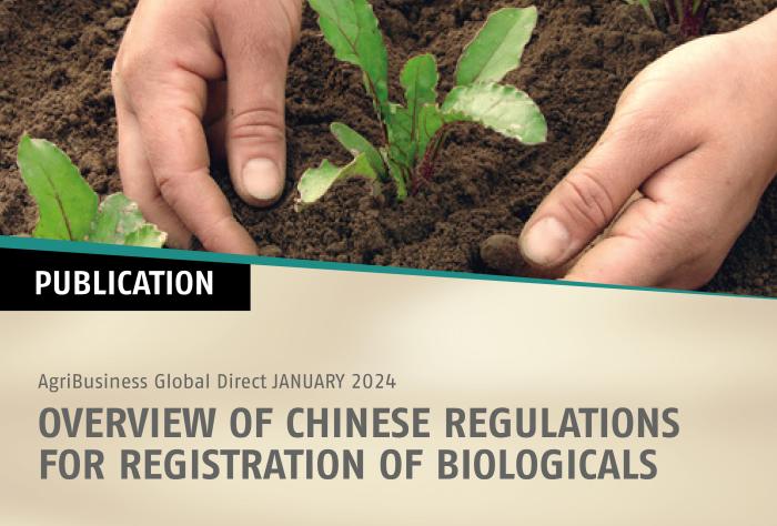 Overview of Chinese Regulations for Registration of Biologicals
